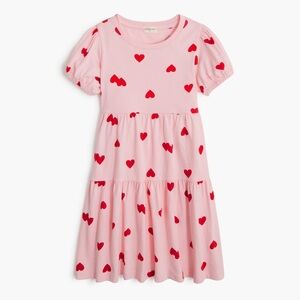 Crewcuts | Girls’ Tossed Hearts Tiered Dress (6) ♥️